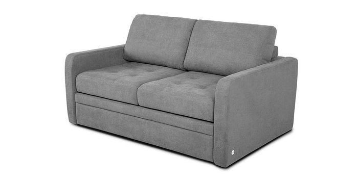 Прямой диван-кровать Бруно серого цвета  - купить Прямые диваны по цене 72048.0