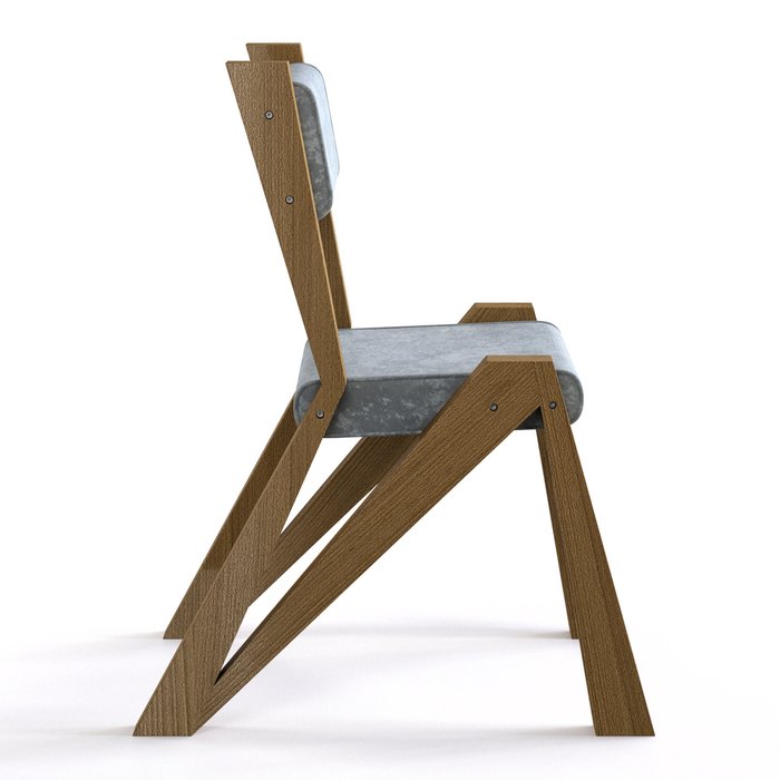 Стул One серо-коричневого цвета - купить Обеденные стулья по цене 27710.0