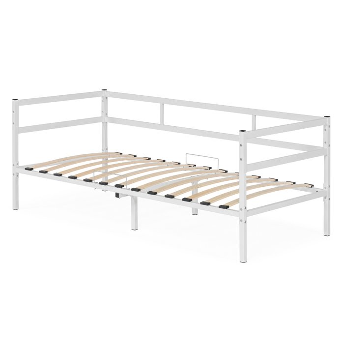 Кровать Лавли 90х190 белого цвета - купить Кровати для спальни по цене 13550.0