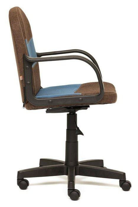 Кресло офисное Baggi коричнево-синего цвета - купить Офисные кресла по цене 5940.0