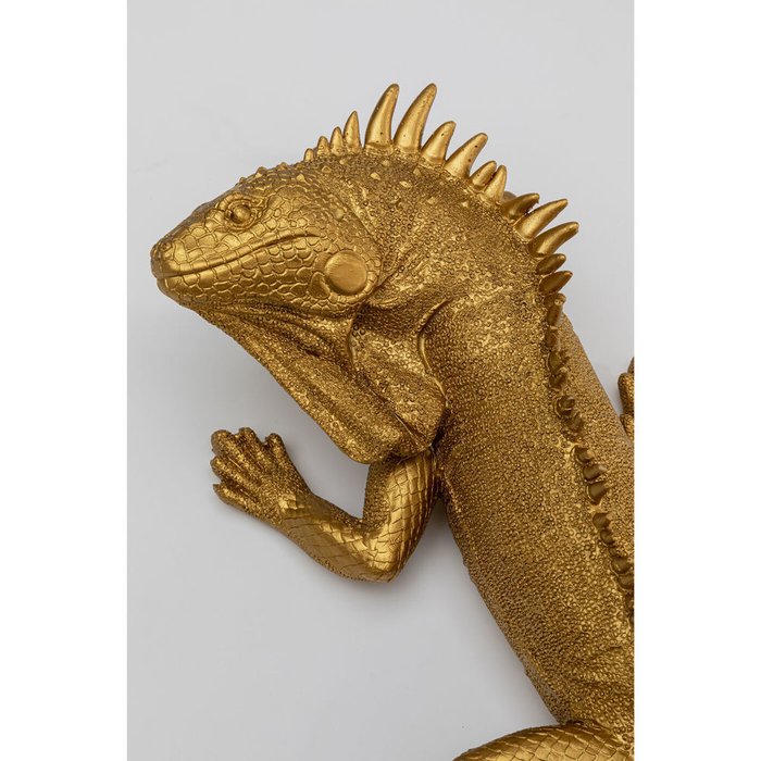 Украшение настенное Lizard золотого цвета - купить Декор стен по цене 9560.0