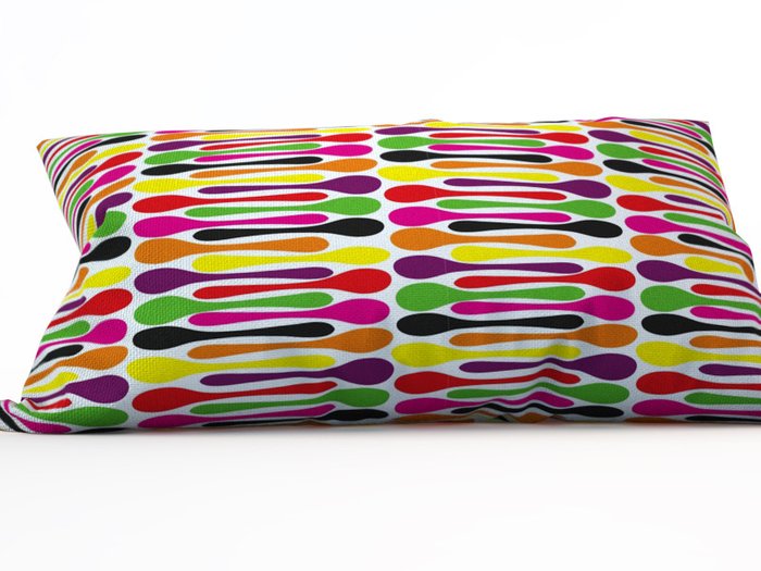 Декоративные подушки:Цветные капельки
