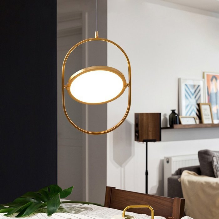 Подвесной светильник Arvet золотистого цвета - купить Подвесные светильники по цене 13270.0