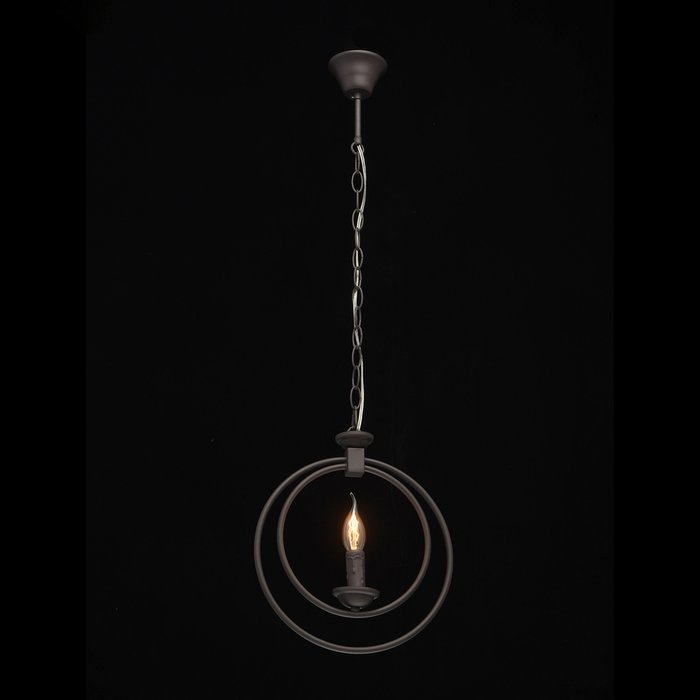 Подвесной светильник Свеча кофейного цвета - купить Подвесные светильники по цене 2970.0