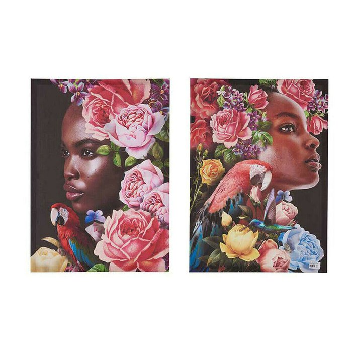 Картина Женщина 50 x 3 x 70 cm (2 pcs) (50 x 1,5 x 70 cm)