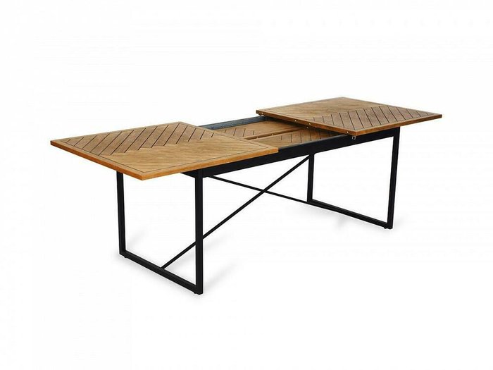 Раздвижной обеденній стол Andy коричневого цвета - лучшие Обеденные столы в INMYROOM