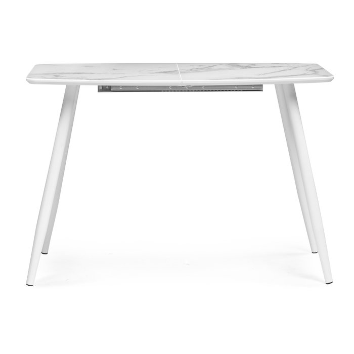 Стол обеденный раскладной Эмма белого цвета - лучшие Обеденные столы в INMYROOM