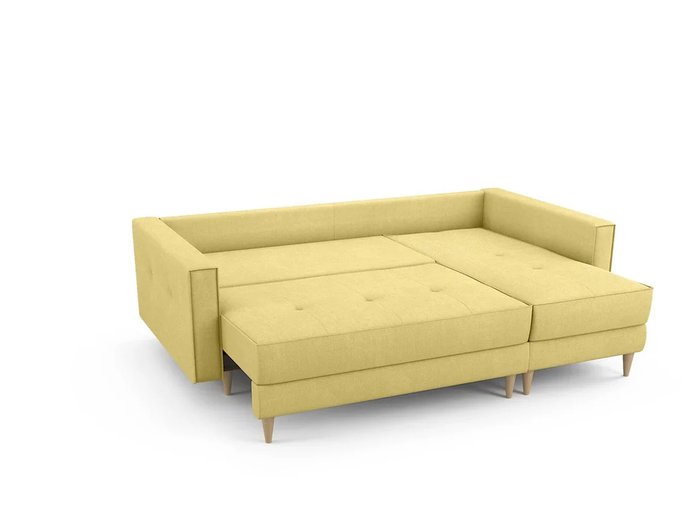 Угловой Диван-кровать Отто  правый желтого цвета - купить Угловые диваны по цене 66420.0