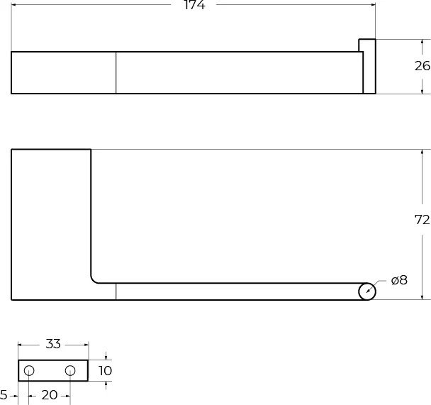 Держатель туалетной бумаги Slider - купить Держатели для туалетной бумаги по цене 3348