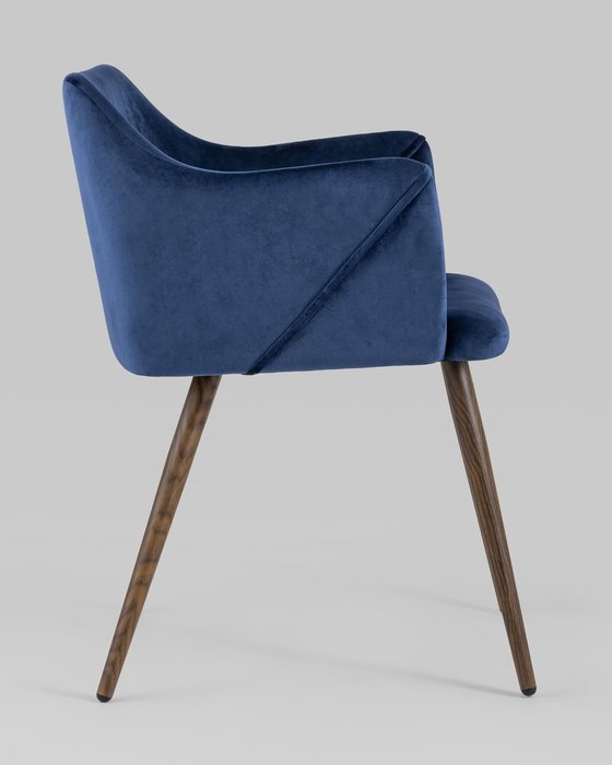 Стул Монарх синего цвета - лучшие Обеденные стулья в INMYROOM