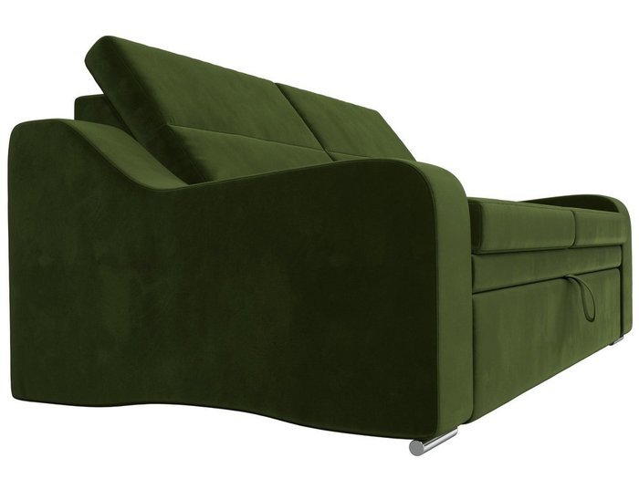 Прямой диван-кровать Медиус зеленого цвета - лучшие Прямые диваны в INMYROOM