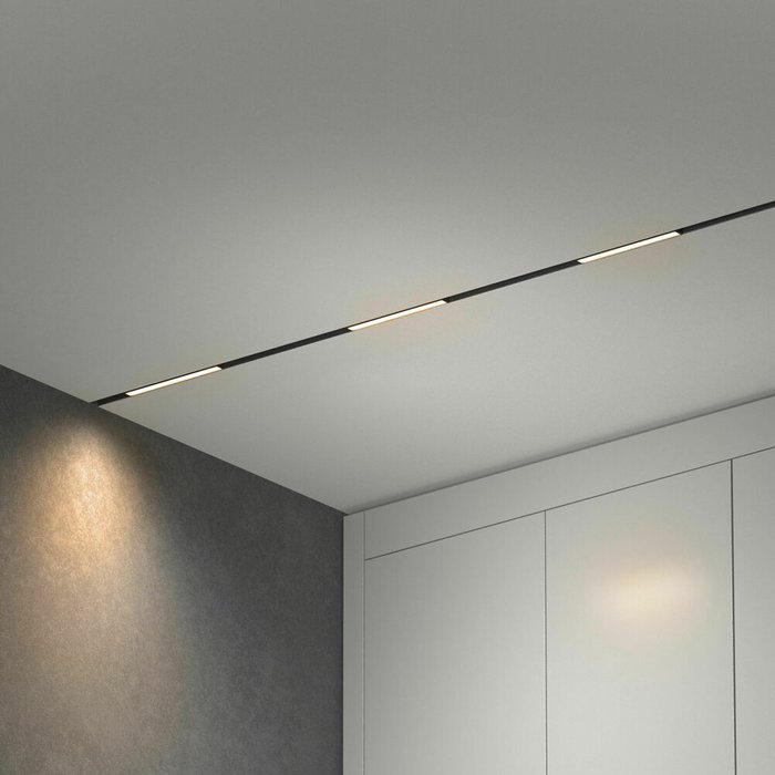 Трековый светильник 10W  3000K (черный) 85000/01 85000/01 Slim Magnetic  - купить Трековые светильники по цене 3510.0