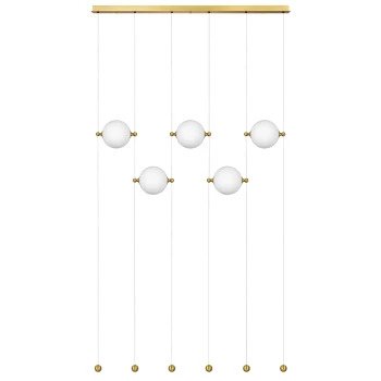 Люстра DAFNE LED 5x8.5W ЛАТУНЬ 3000K Люстра DAFNE LED 5x8.5W ЛАТУНЬ 3000K