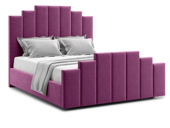 Кровать Velino 120х200 пурпурного цвета с подъемным механизмом 