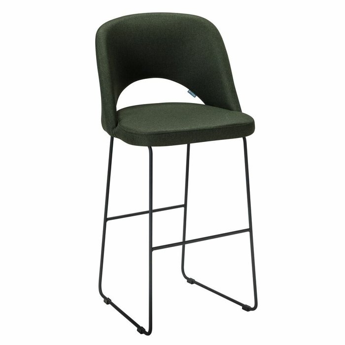 Барный стул Lars тёмно-зеленого цвета