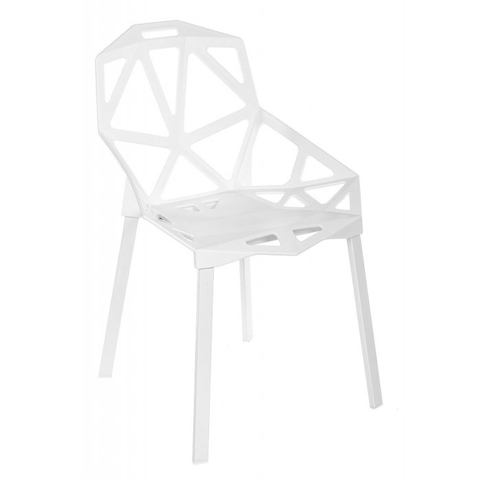 Стул на металлокаркасе One белого цвета - купить Обеденные стулья по цене 3980.0