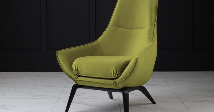 Кресло Ermes зеленого цвета  - лучшие Интерьерные кресла в INMYROOM