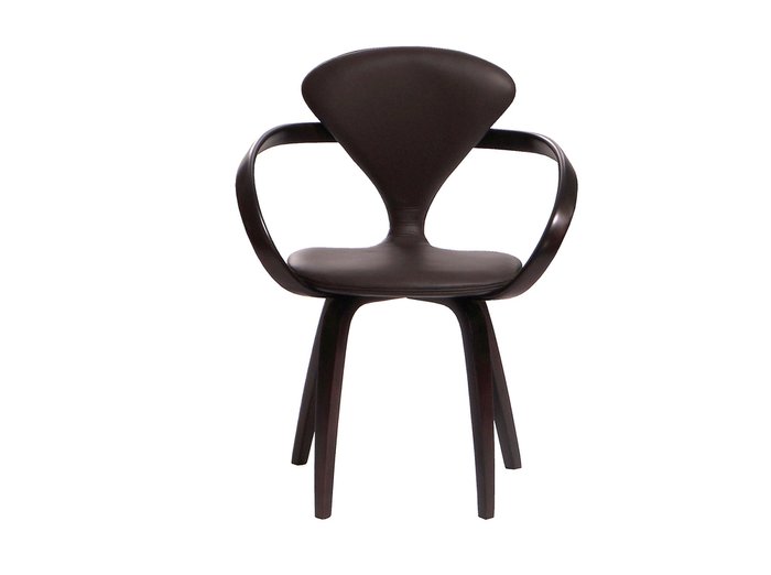 Обеденный стул Apriori N с обивкой сиденья из натуральной кожи и каркасом цвета венге - купить Обеденные стулья по цене 28880.0