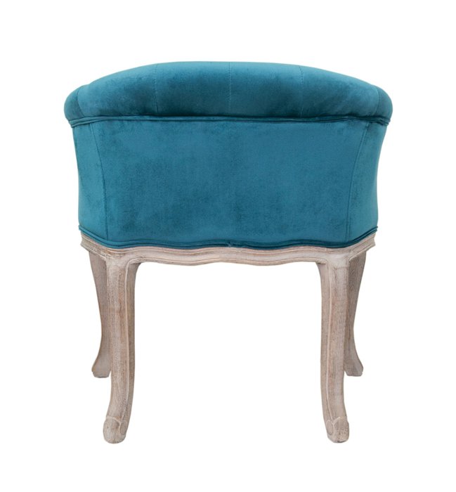 Низкое кресло Kandy blue velvet голубого цвета - лучшие Интерьерные кресла в INMYROOM