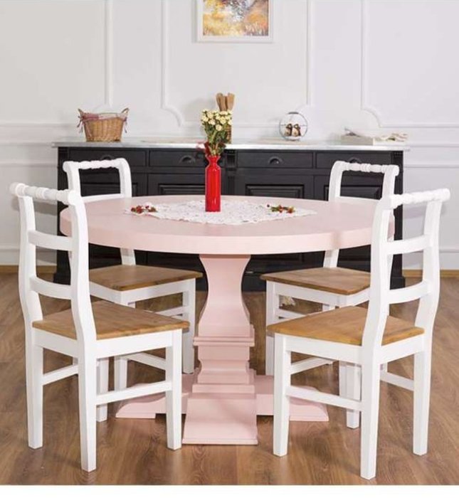 Стол обеденный Брюгге розового цвета - купить Обеденные столы по цене 186800.0