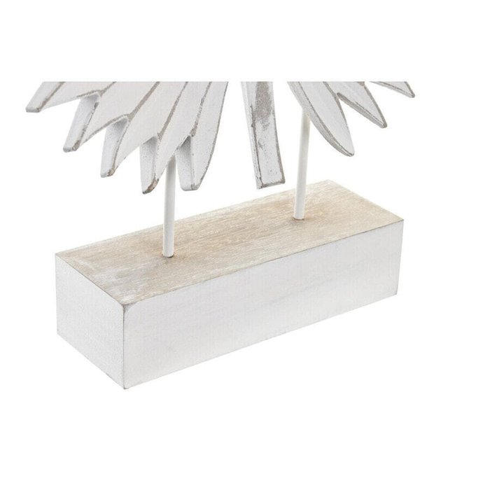 Декоративная фигура DKD Home Decor 36 x 7 x 46 cm Белый Тропический Лист растения - купить Аксессуары для гостиной по цене 2879 Декоративная фигура DKD Home Decor 36 x 7 x 46 cm Белый Тропический Лист растения - купить Аксессуары для гостиной по цене 2879