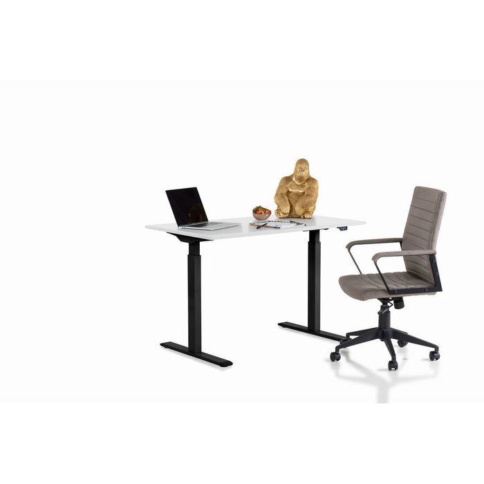 Стол офисный Smart с белой столешницей - лучшие Письменные столы в INMYROOM