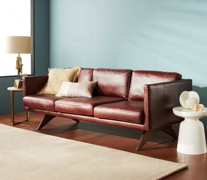 Диван Turella Tri коричневого цвета - лучшие Прямые диваны в INMYROOM