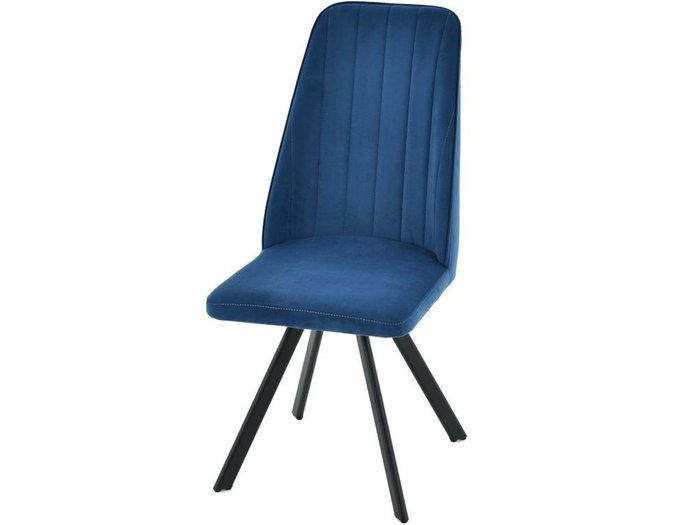 Стул Silvio синего цвета - купить Обеденные стулья по цене 8700.0