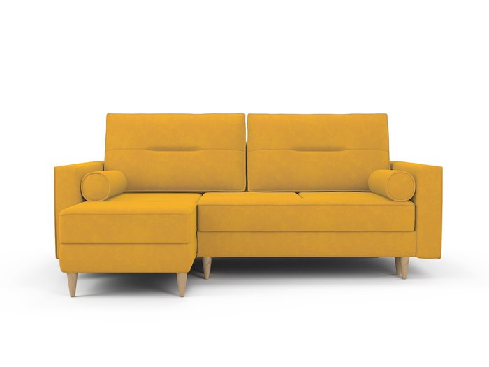 Угловой диван-кровать Вестор желтого цвета