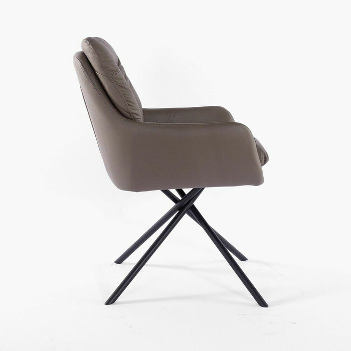 Стул Бристоль серо-коричневого цвета - лучшие Офисные кресла в INMYROOM
