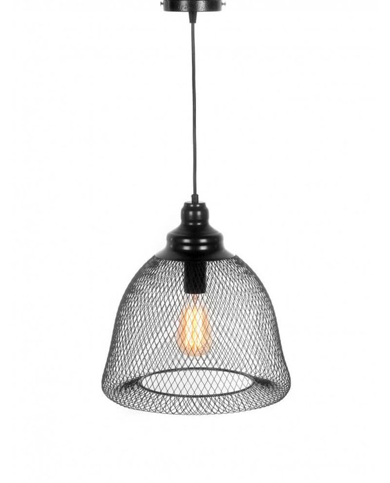 Подвесной светильник Hilston черного цвета - купить Подвесные светильники по цене 6000.0