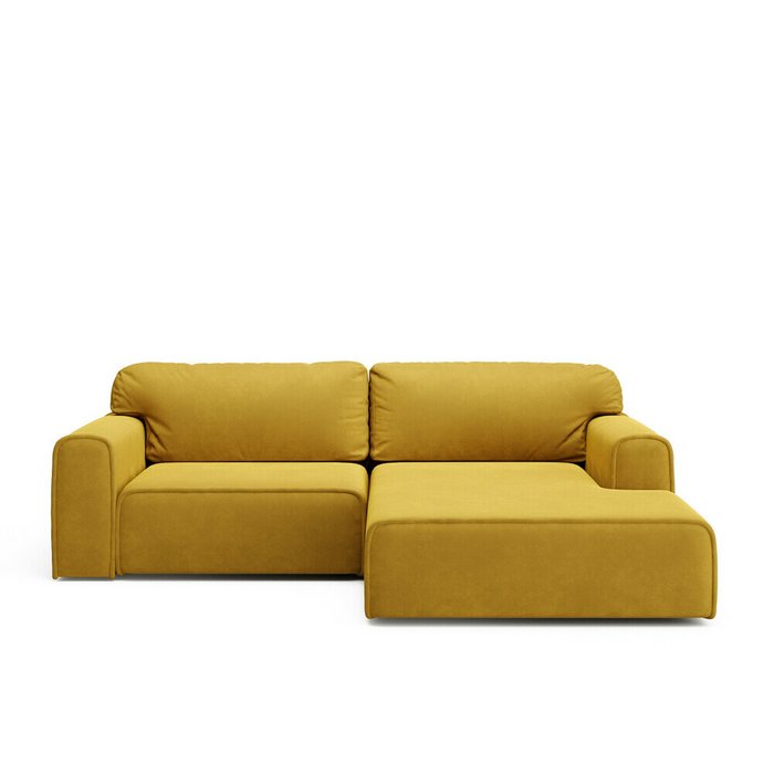 Угловой диван Boni желтого цвета
