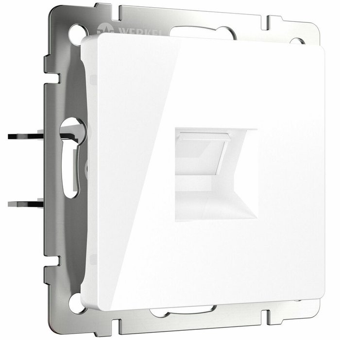 Телефонная розетка RJ-11 белая W1182001 Телефонная розетка RJ-11 белая W1182001