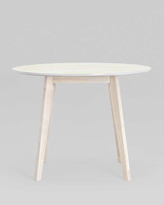Стол обеденный Gerda цвета беленый дуб - лучшие Обеденные столы в INMYROOM