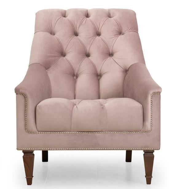 Кресло Элеганс Schnadig дизайн 2 розового цвета - купить Интерьерные кресла по цене 28100.0