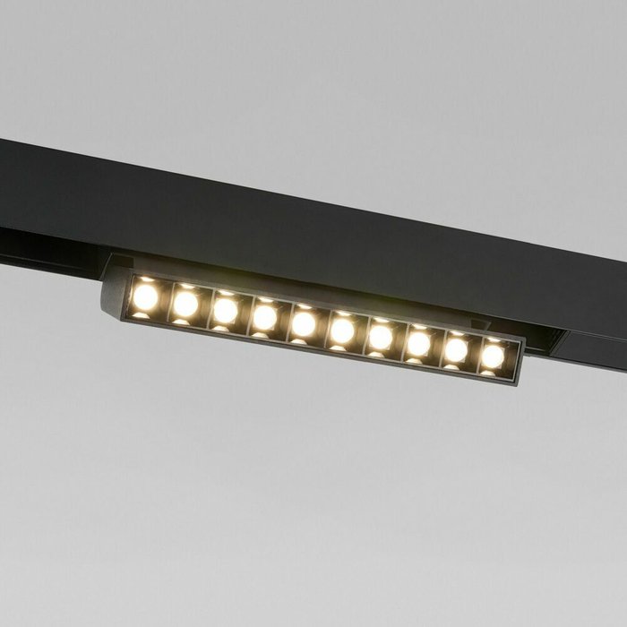 Трековый светильник Slim Magnetic HL02 черного цвета - купить Трековые светильники по цене 4860.0