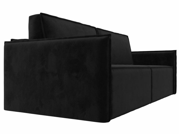 Прямой диван-кровать Либерти черного цвета - лучшие Прямые диваны в INMYROOM
