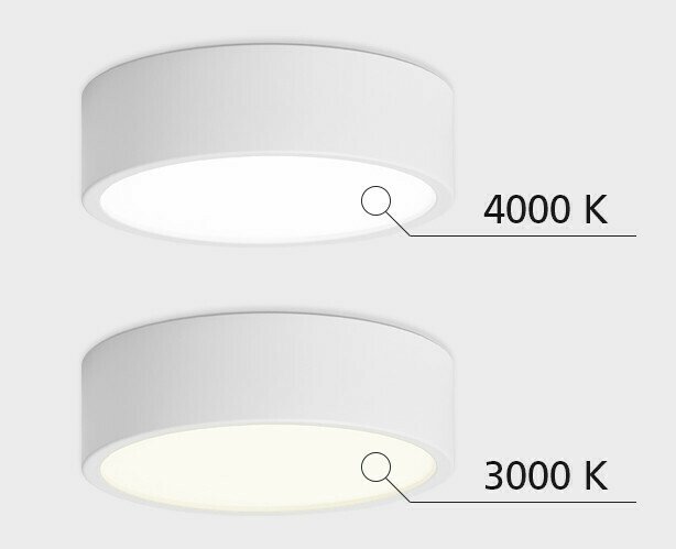 Потолочный светильник M04-525-95 white 4000K (пластик, цвет белый) - купить Потолочные светильники по цене 1260.0