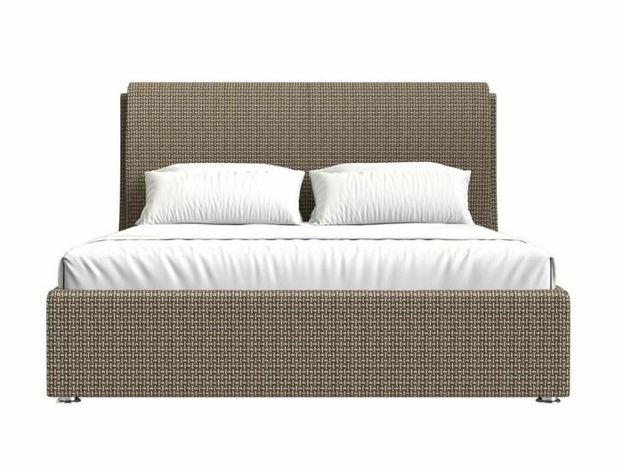 Кровать Принцесса 200х200 бежево-коричневого цвета с подъемным механизмом - купить Кровати для спальни по цене 97999.0