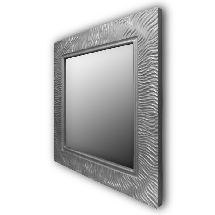 Настенное зеркало WAVE QU silver - купить Настенные зеркала по цене 41400.0