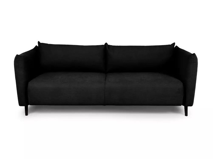 Диван-кровать Menfi темно-серого цвета с черными ножками - купить Прямые диваны по цене 111960.0