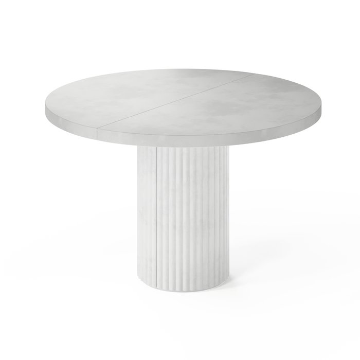 Раздвижной обеденный стол Далим S белого цвета - купить Обеденные столы по цене 121440.0
