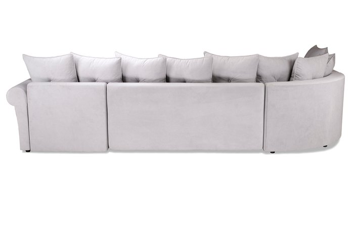 Угловой диван-кровать Мерсер Премиум серого цвета модульная система правая  - лучшие Угловые диваны в INMYROOM