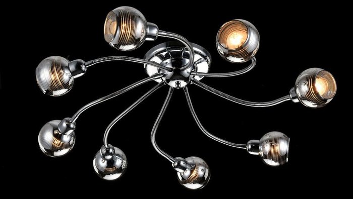 Потолочная люстра Cosmo с металлическим основанием - лучшие Потолочные люстры в INMYROOM