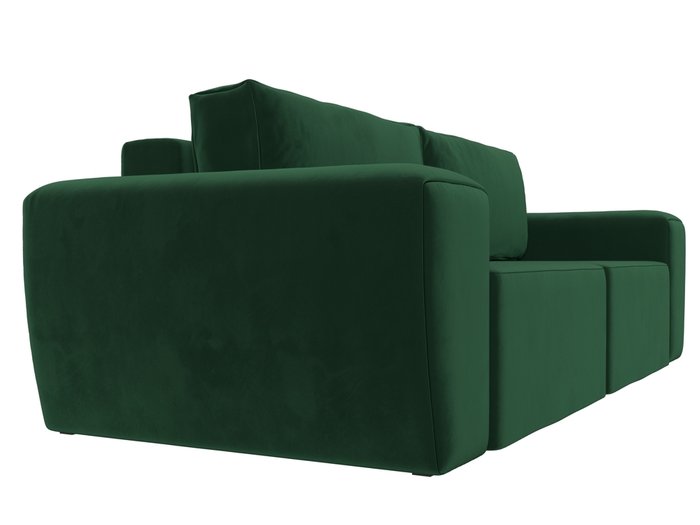 Прямой диван-кровать Беккер зеленого цвета - лучшие Прямые диваны в INMYROOM