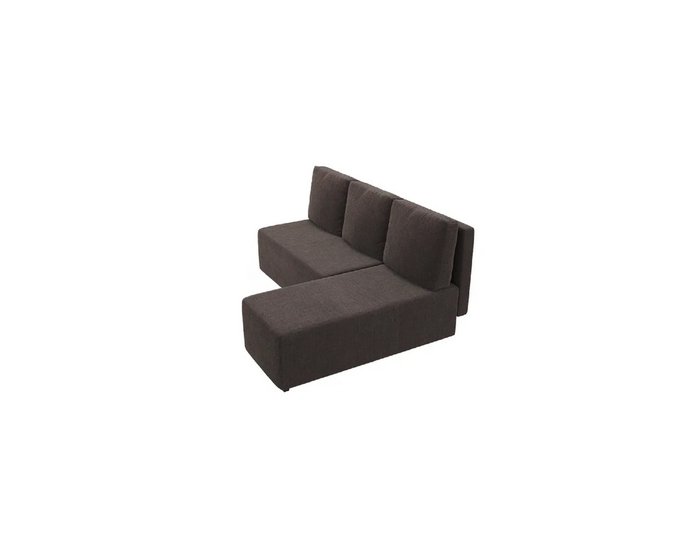 Угловой диван-кровать Каир коричневого цвет - лучшие Угловые диваны в INMYROOM