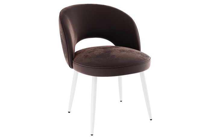 Набор из двух стульев Моли темно-коричневого цвета - купить Обеденные стулья по цене 17290.0