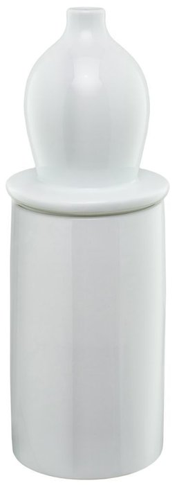 Ваза настольная "Container Ceramic milk white"