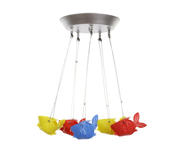 Дизайнерский потолочный светильник crystal light "Рыбки" - купить Потолочные светильники в детскую по цене 14500.0