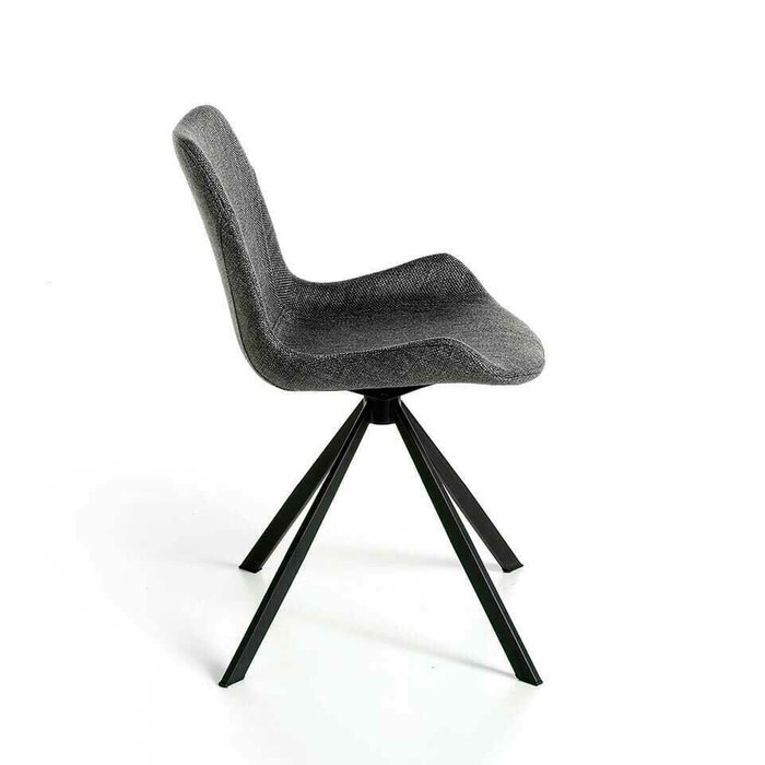 Вращающийся стул серого цвета - лучшие Обеденные стулья в INMYROOM